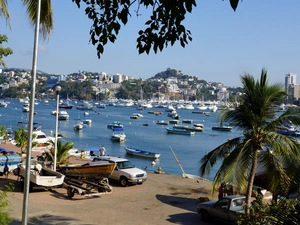 Acapulco, Mexico, Yachts, motorboat, sea