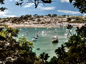 Cornwall, England, Gulf, The town of St Mawes, Yachts