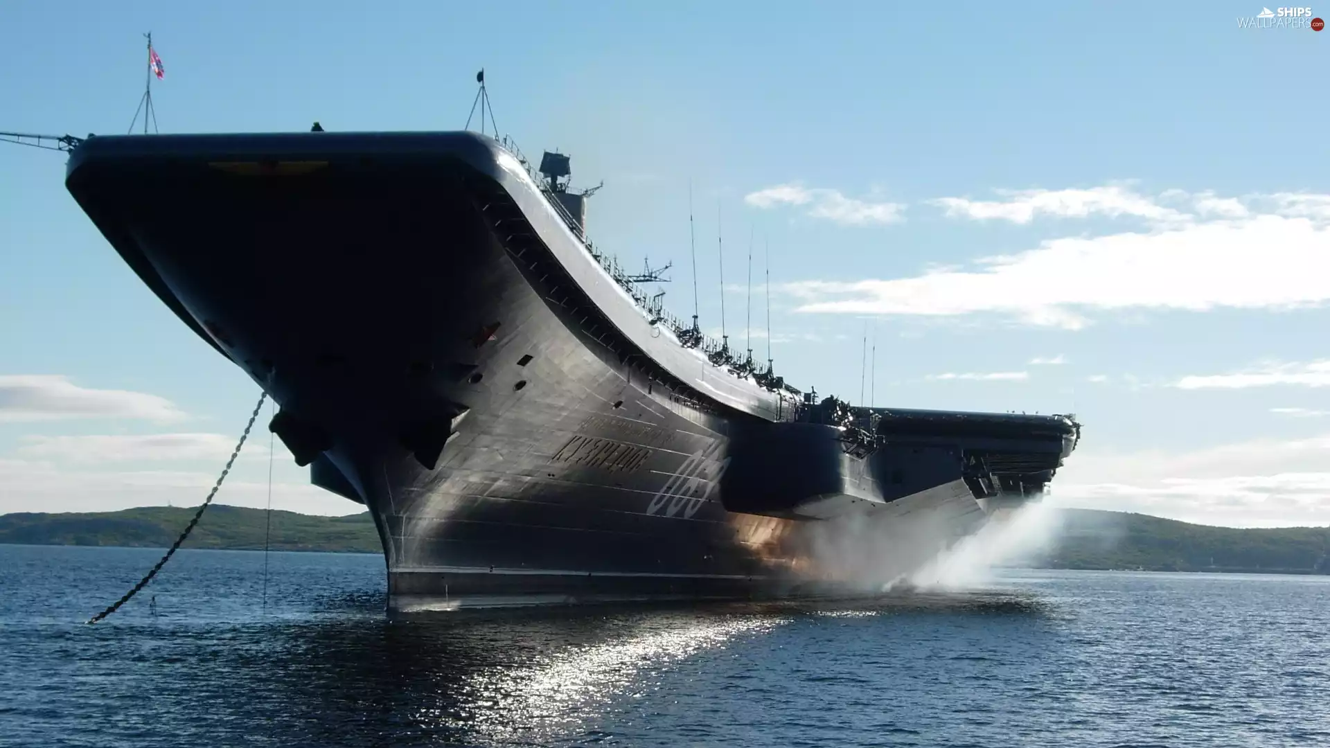 aircraft carrier, mooring