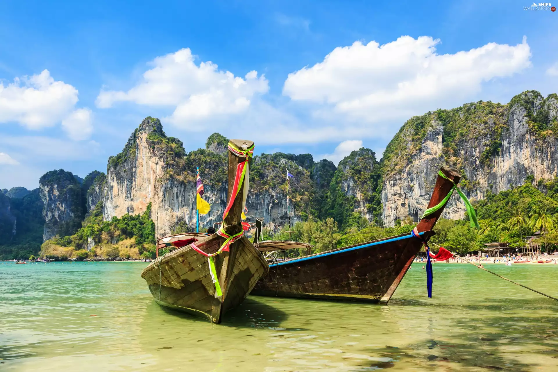 VEGETATION, Beaches, rocks, Boats, sea