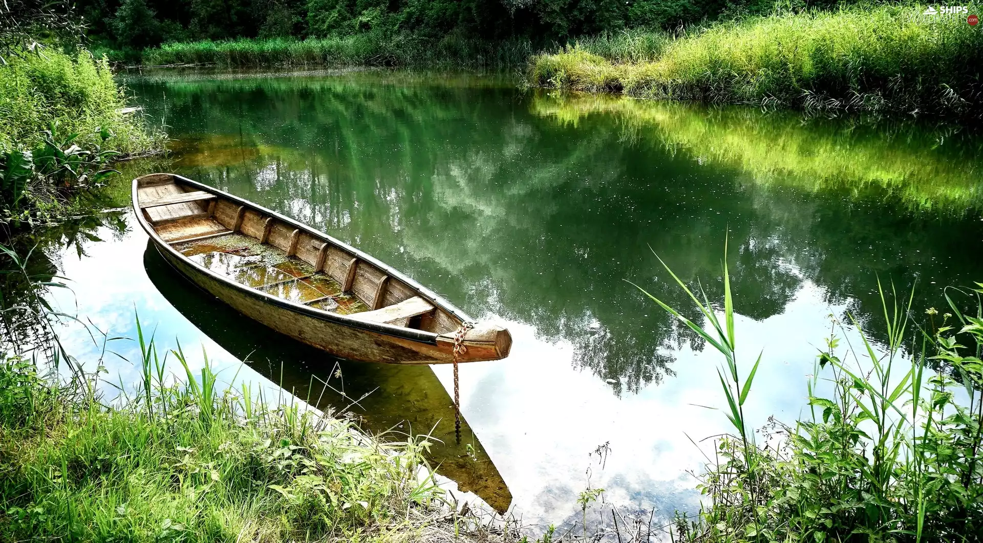 Boat, Pond - car