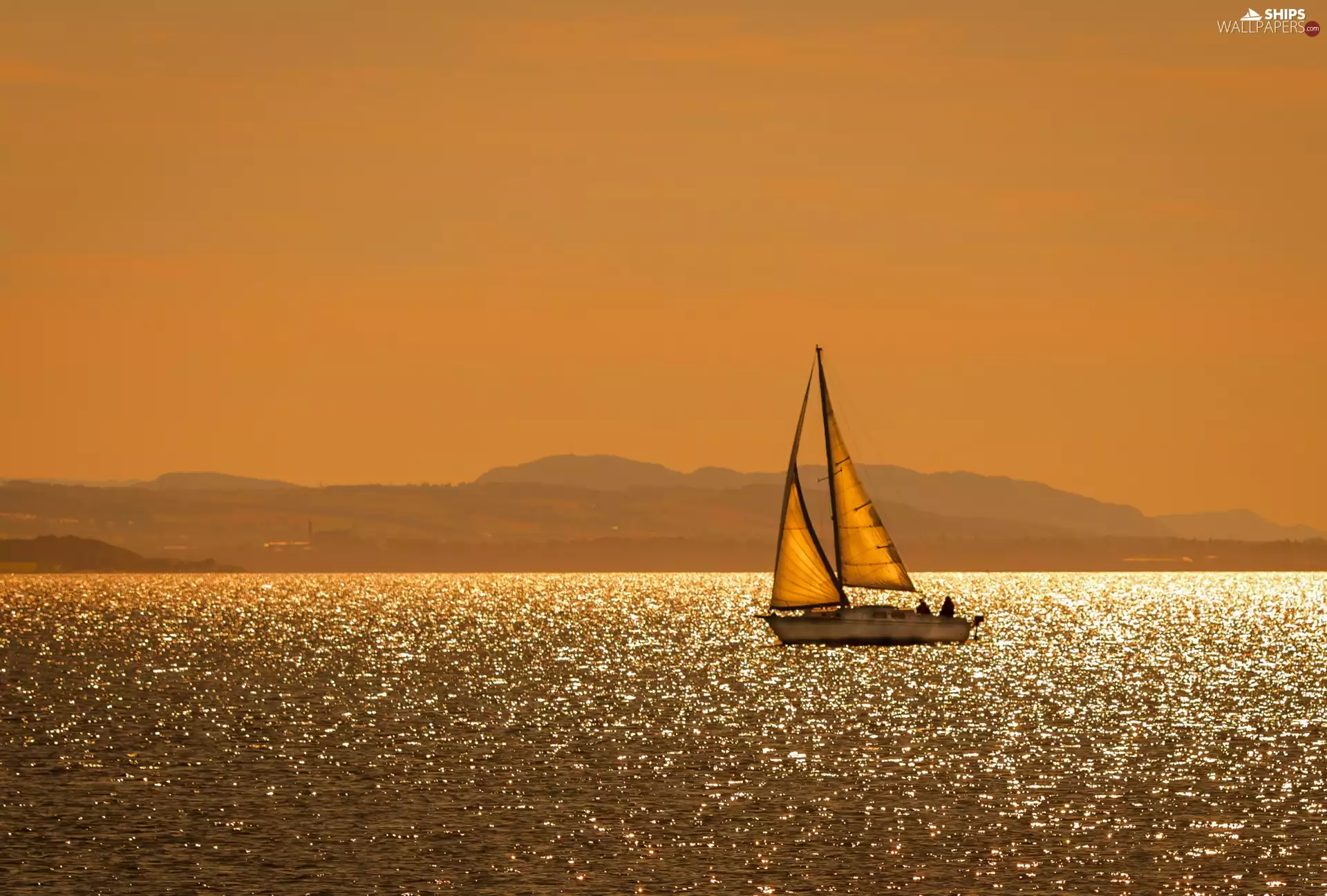 summer, Boat, Great Sunsets, sea