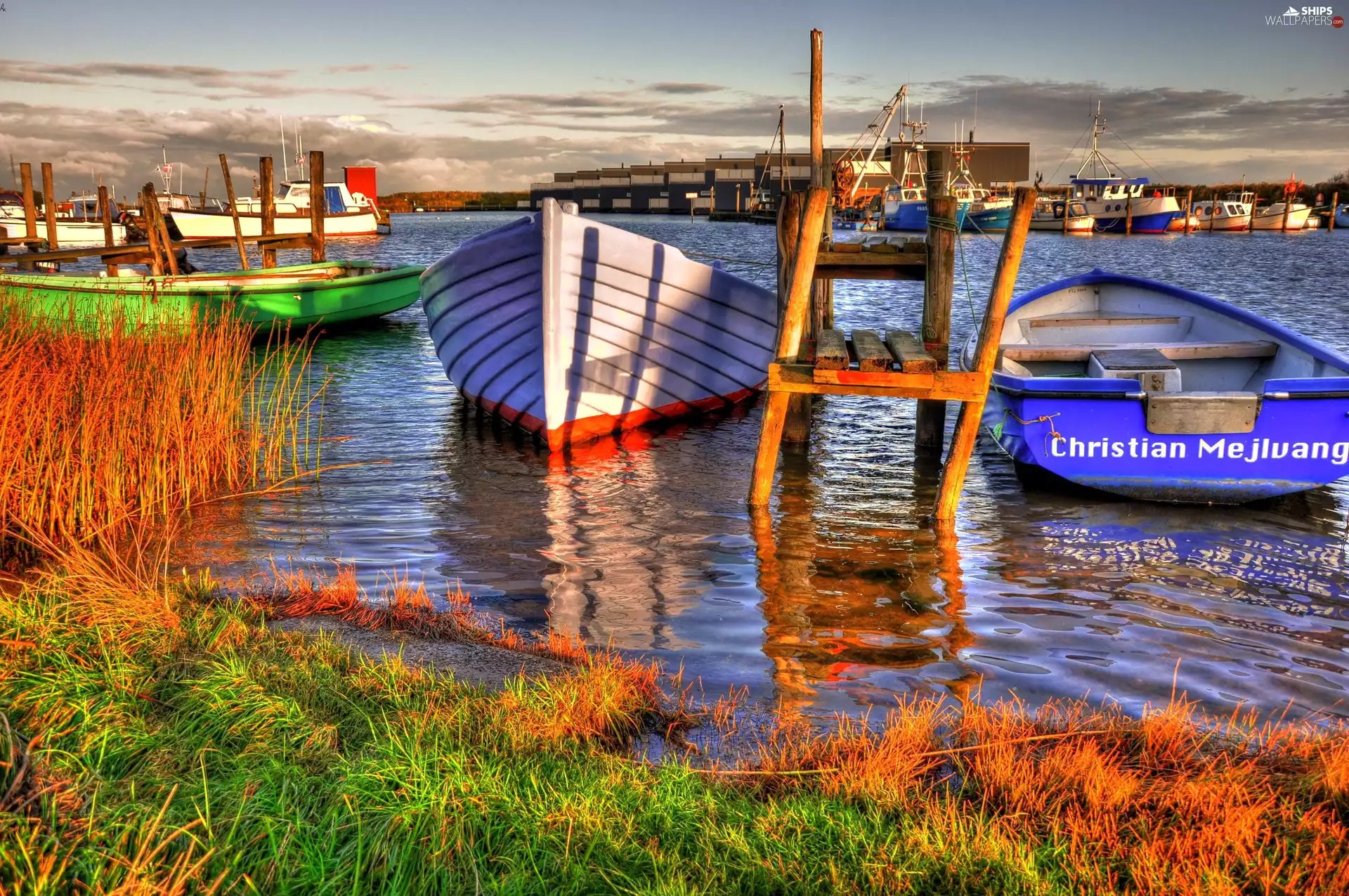 port, Jutland, Yachts, Boats, Cutters, sea
