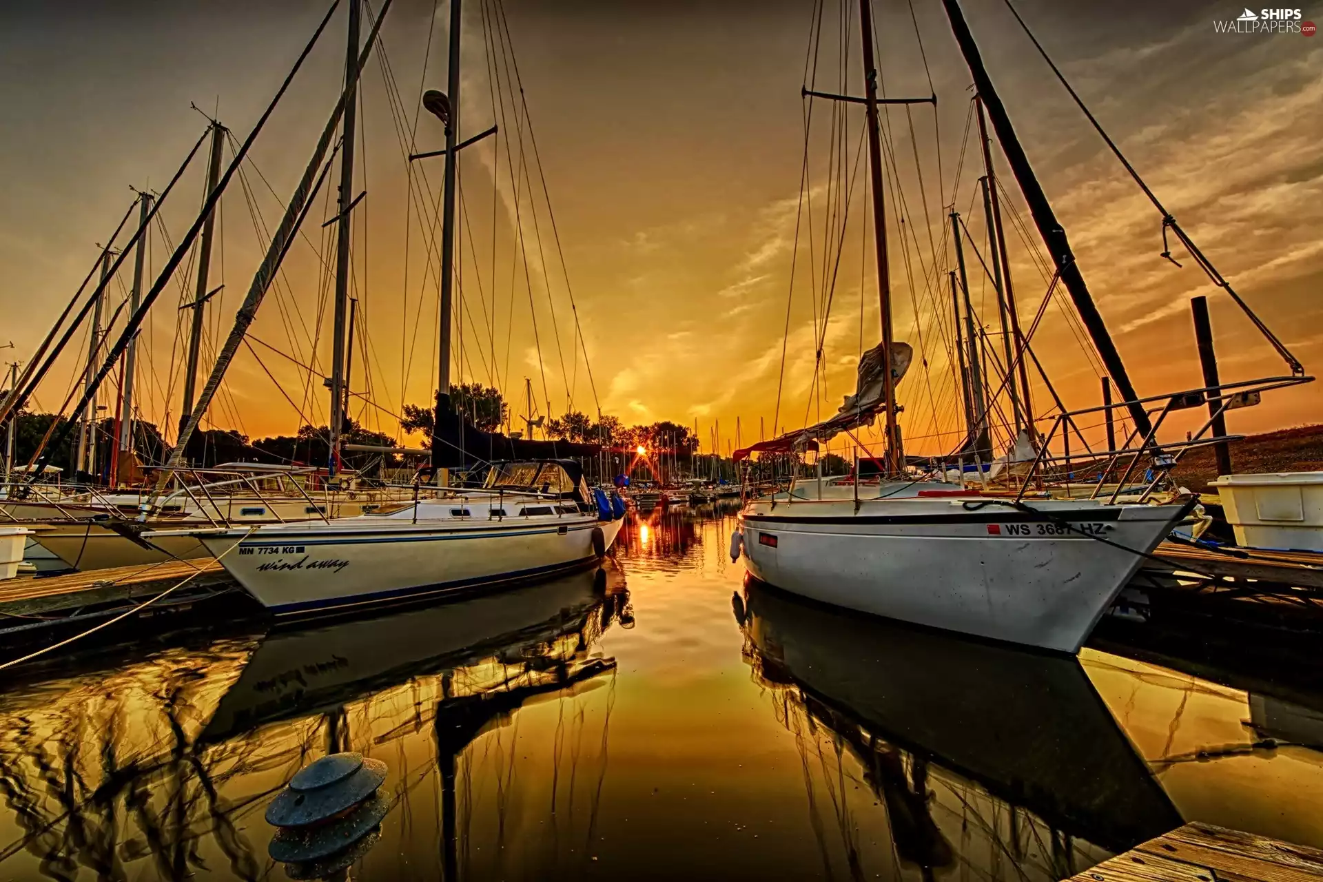 boats, Great Sunsets