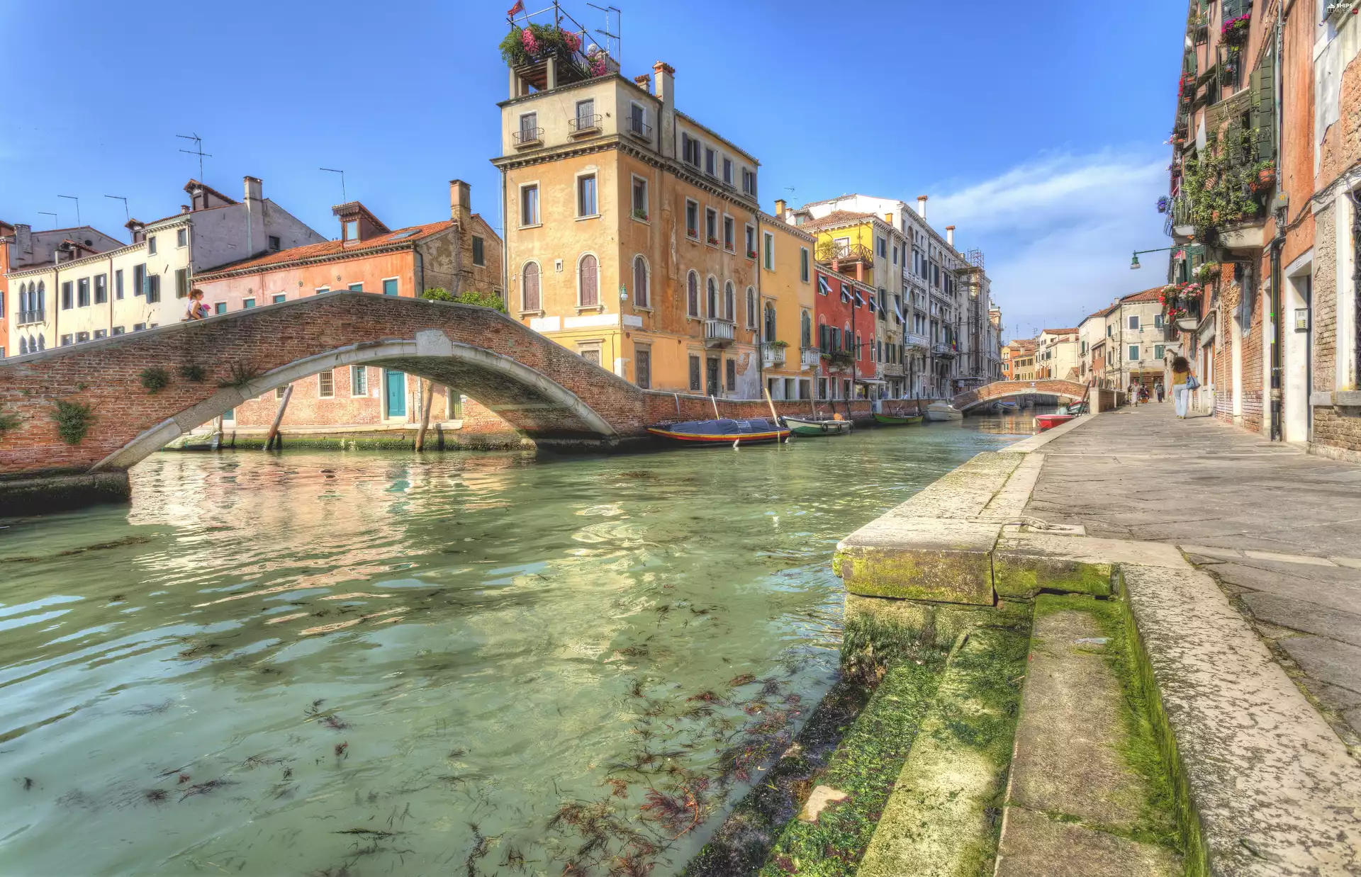 Boats, Italy, Venice