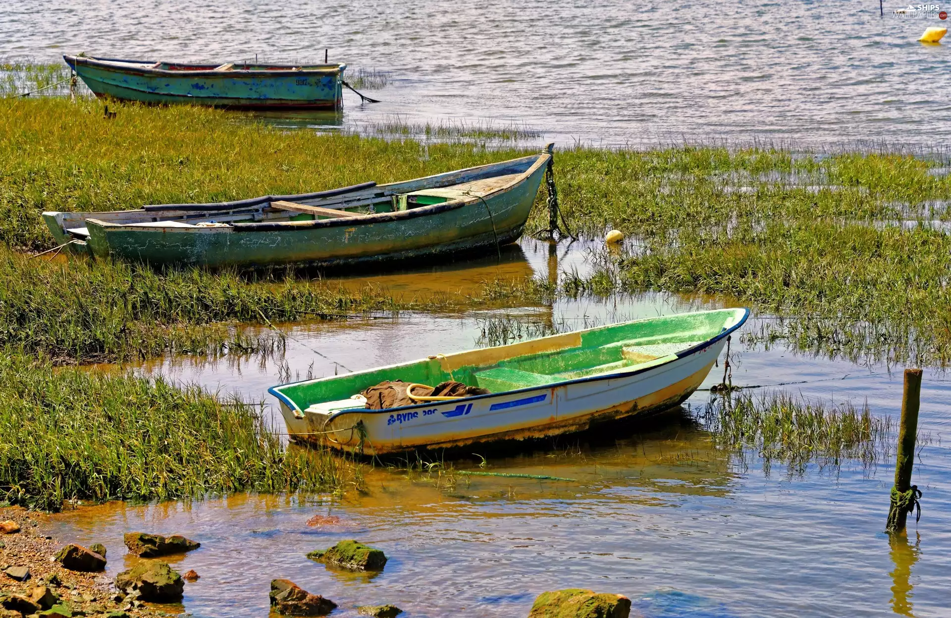coast, River, boats