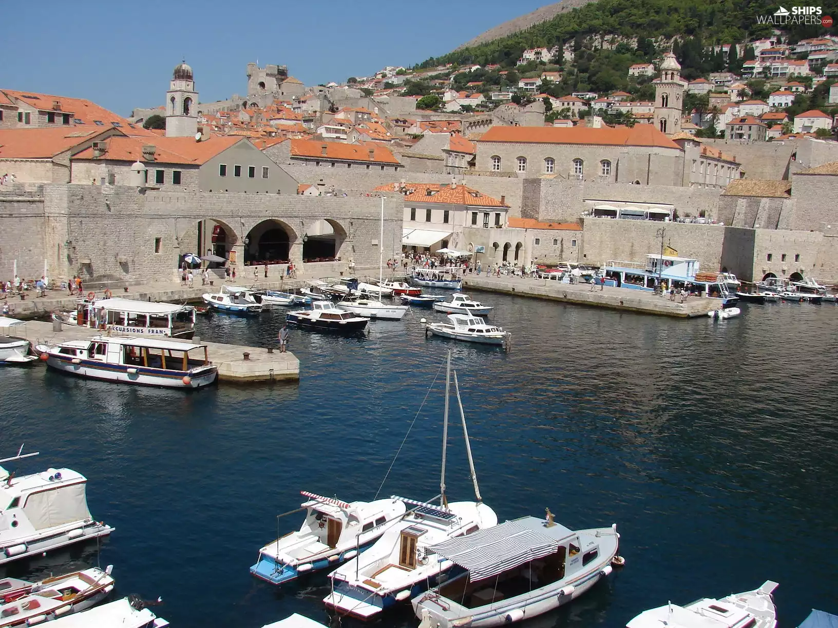 Coartia, Boats, motorboat, Dubrovnik