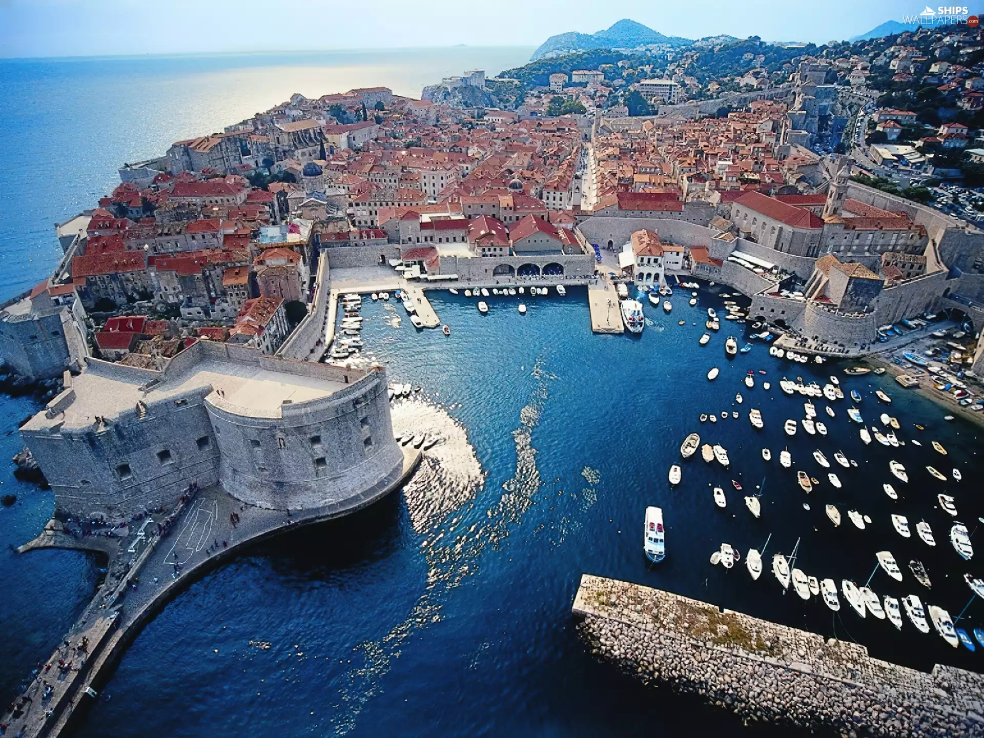 Coartia, sea, Yachts, Dubrovnik