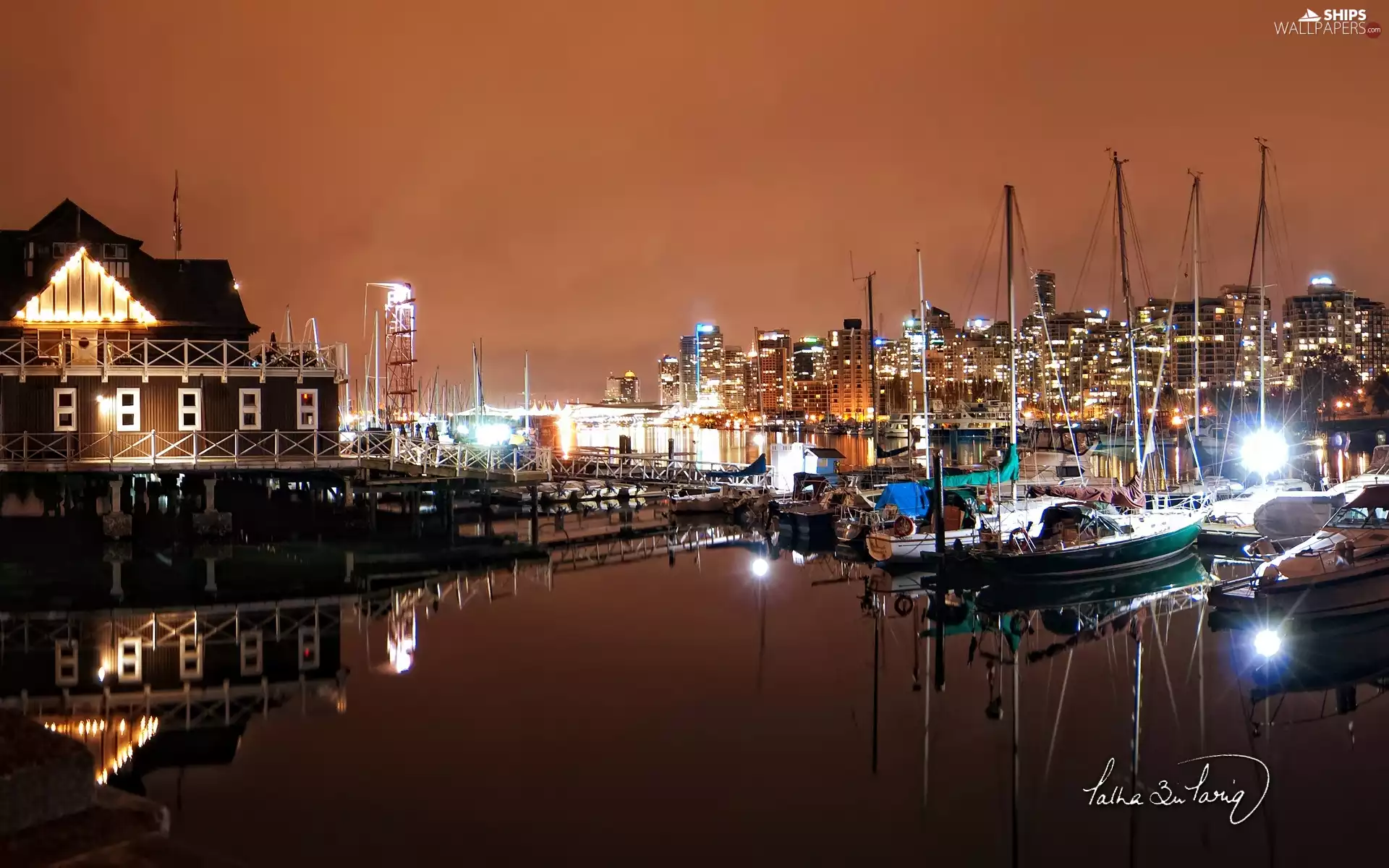 Vancouver, Yachts, Town, Harbour
