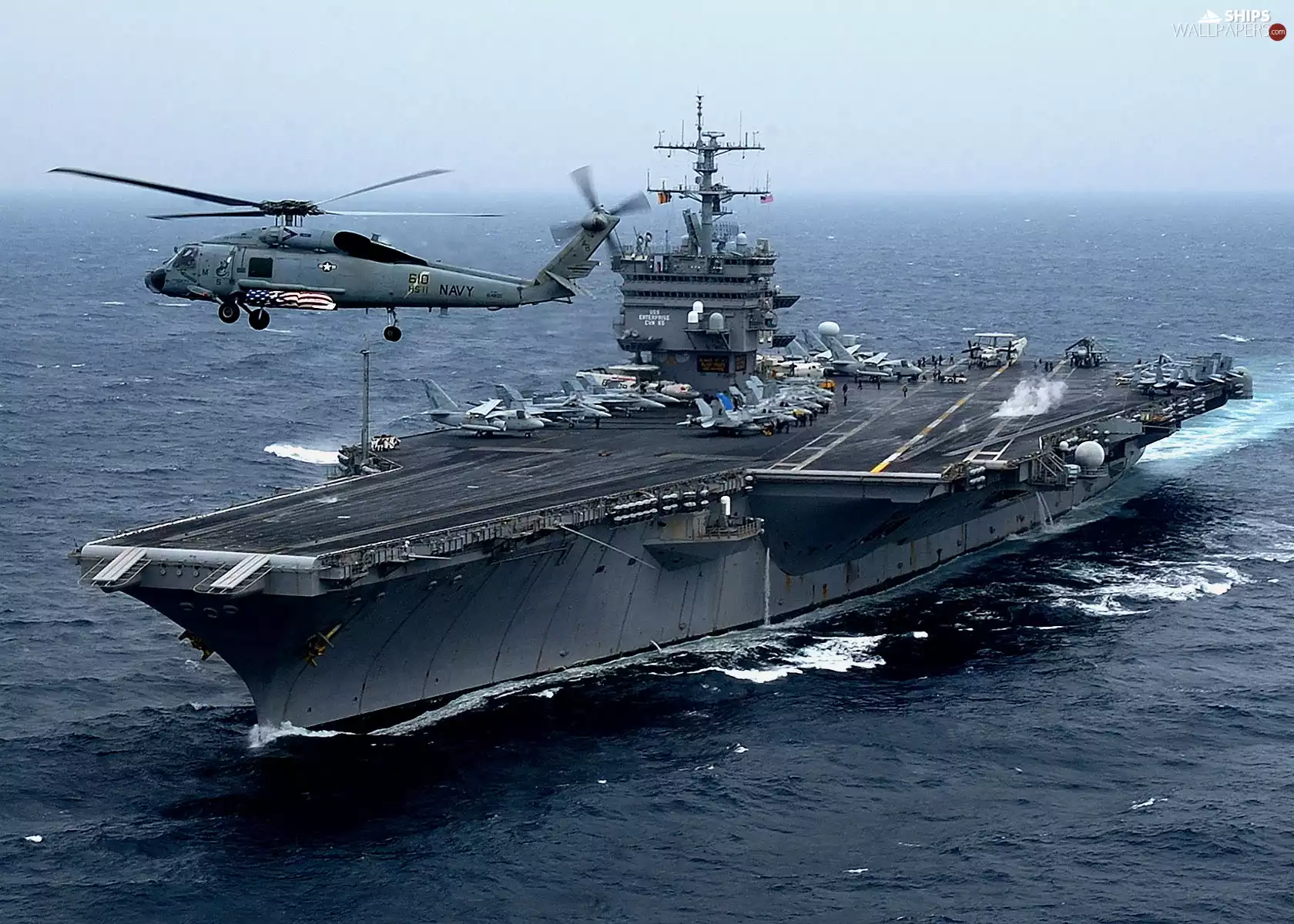 helicopter, USS, Enterprise
