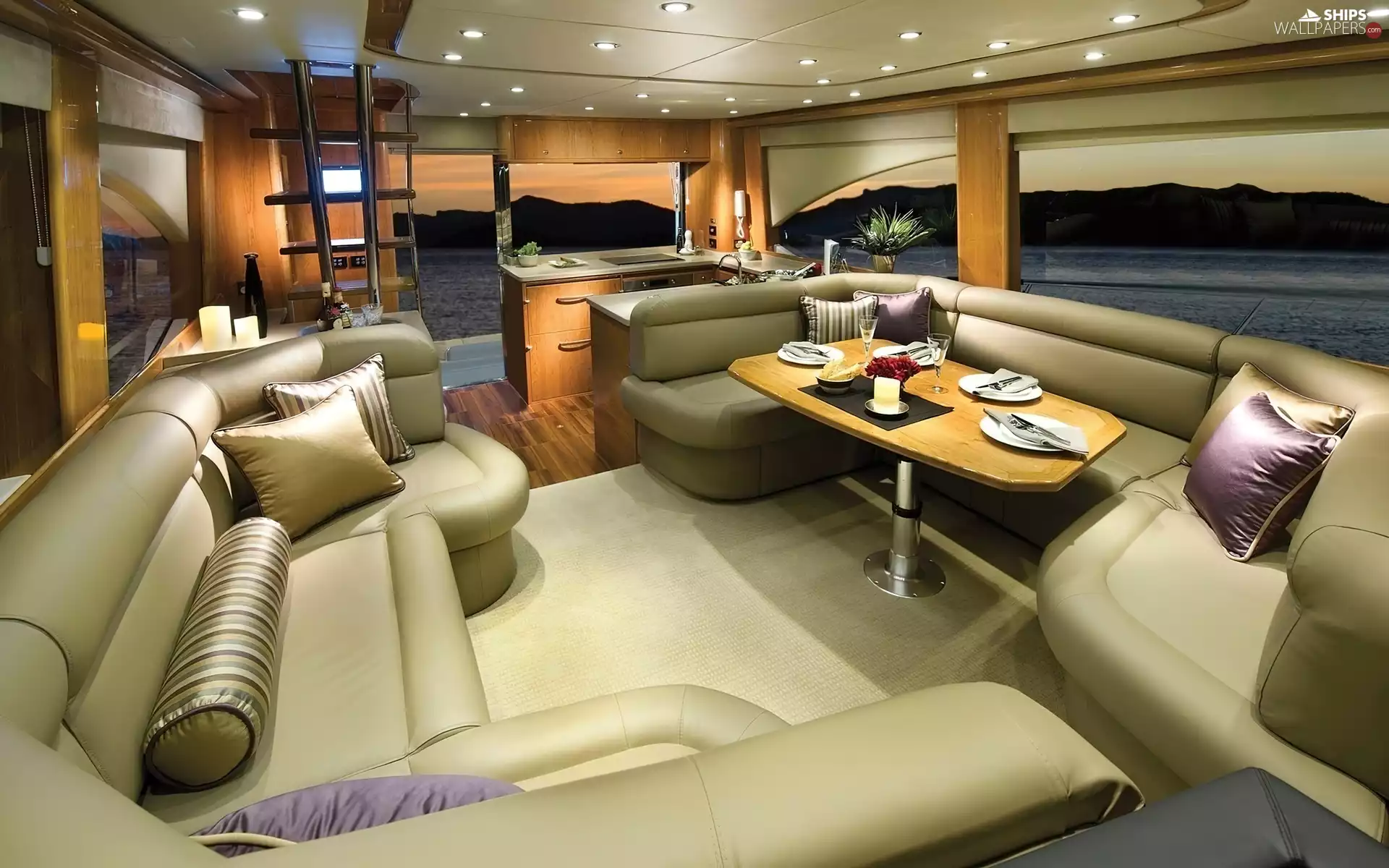 interior, yacht