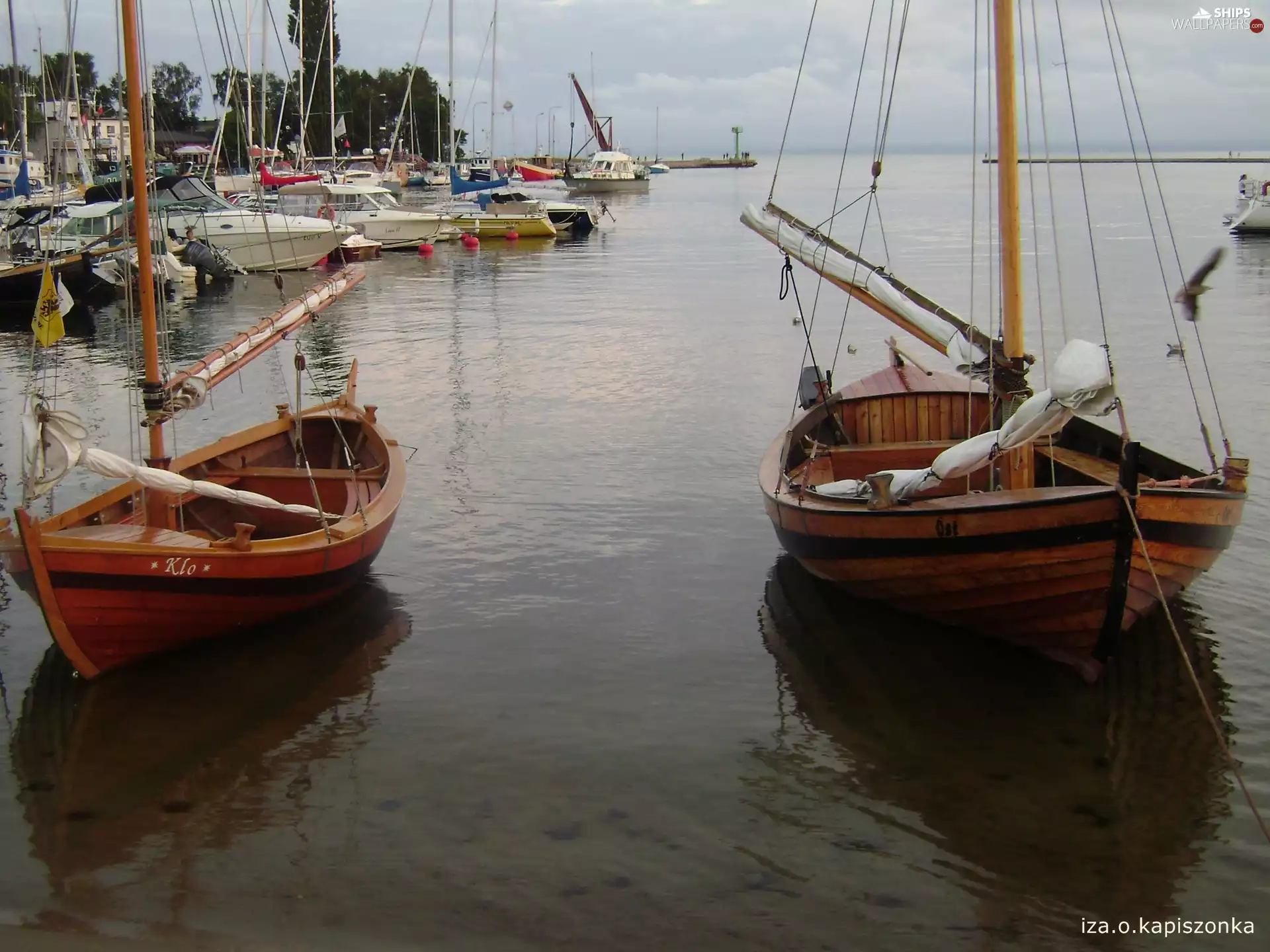 jastarnia, boats, sea