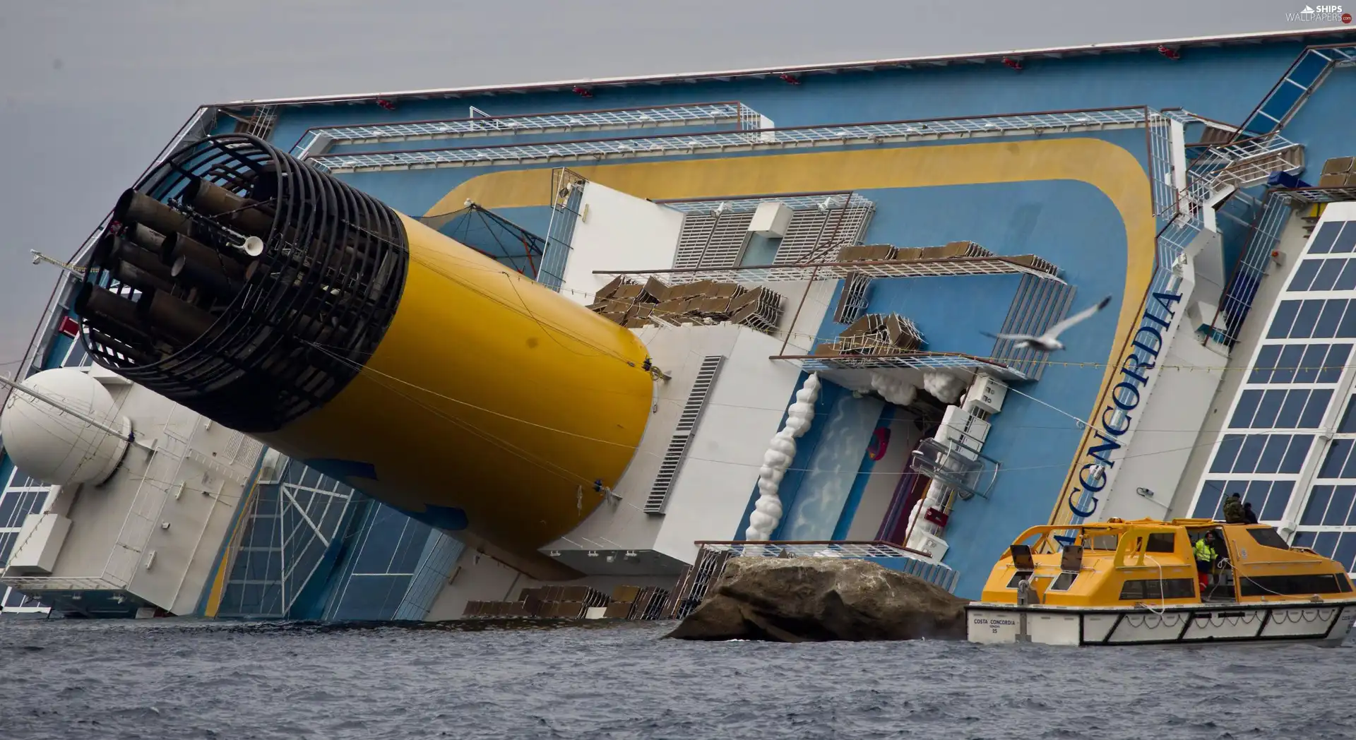 sinking, Costa Concordia, launch, cruise