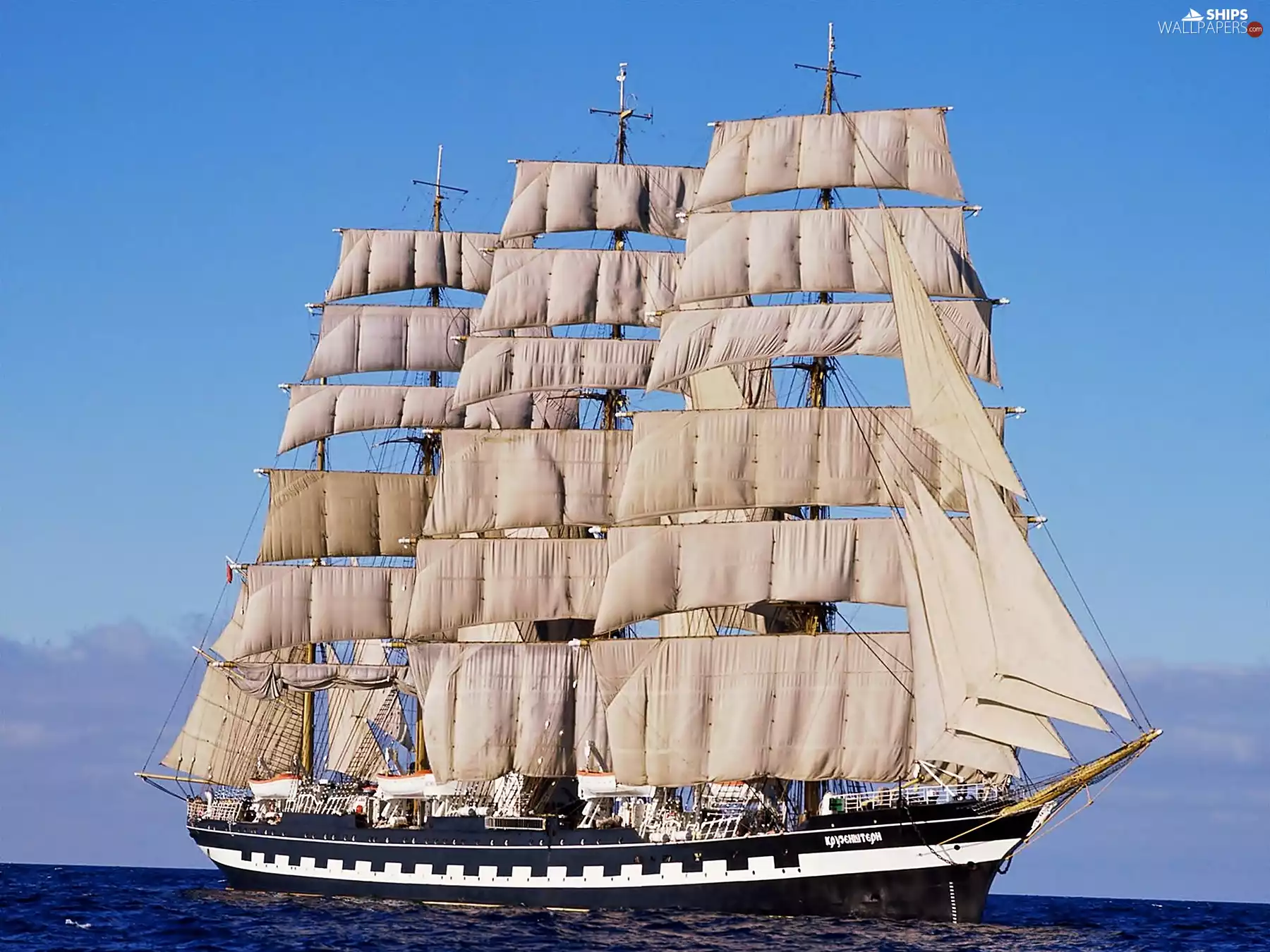 sailing vessel, three-master