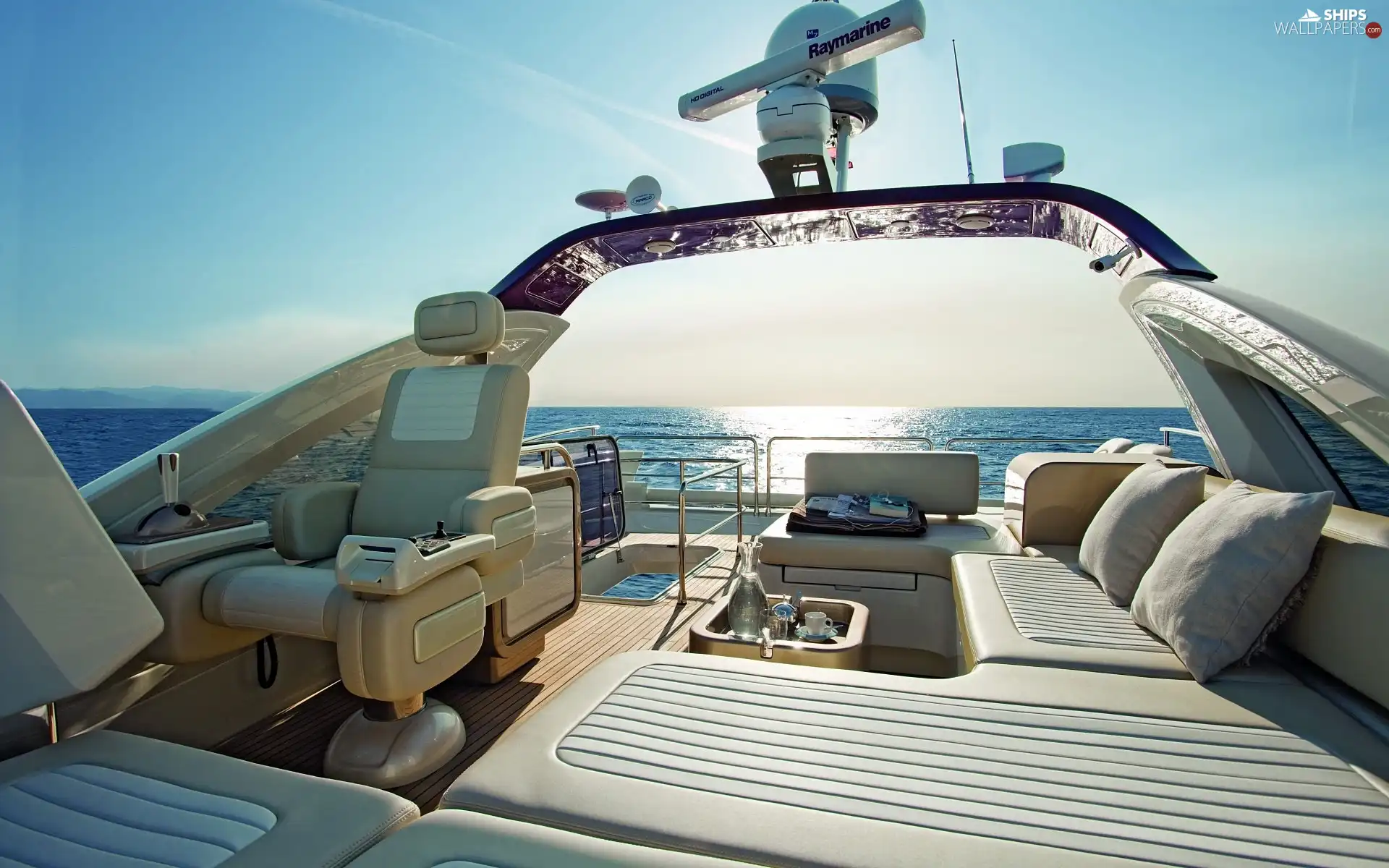 sea, Yacht Azimut-72S, Navigation Bridge