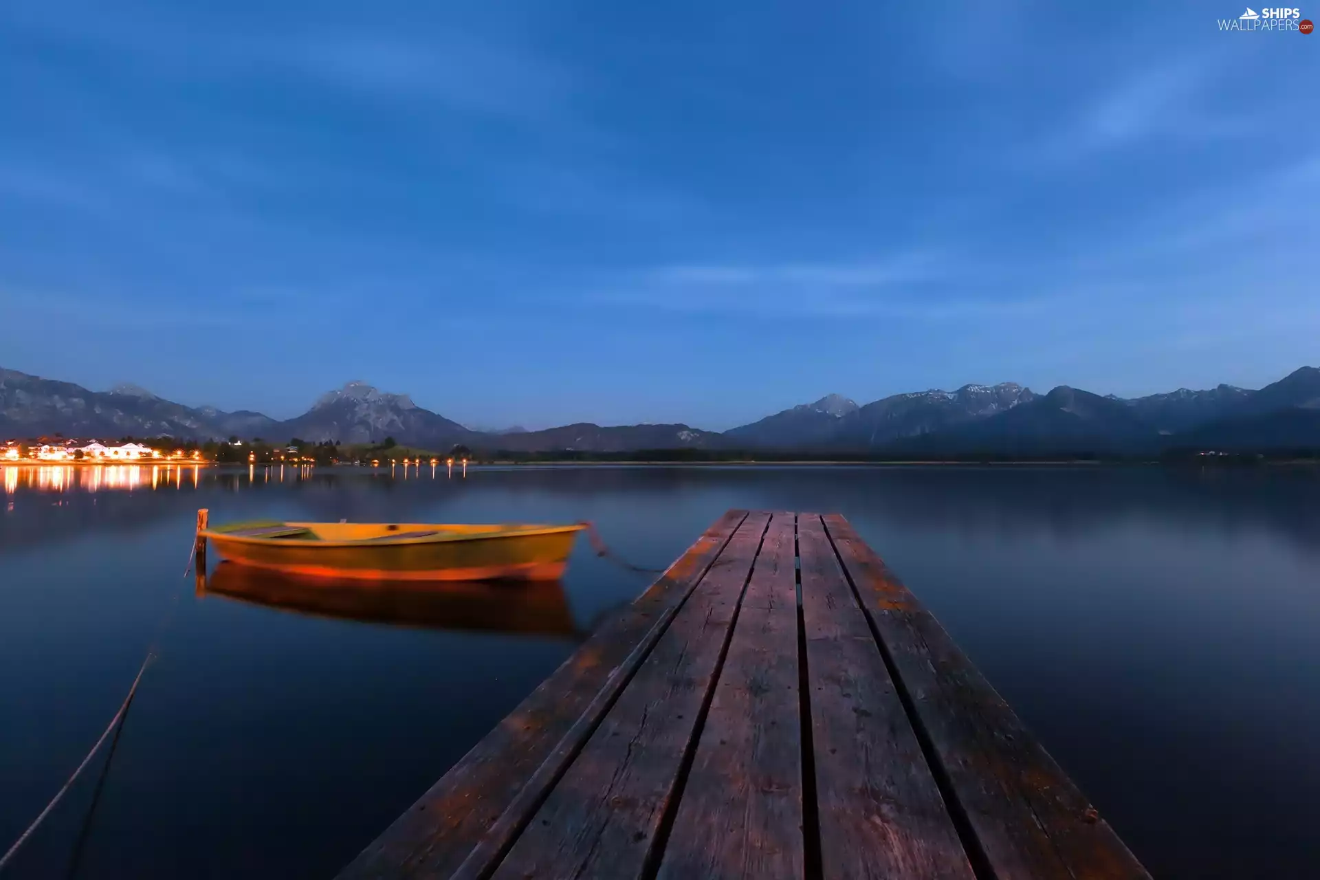 Platform, Boat, lake