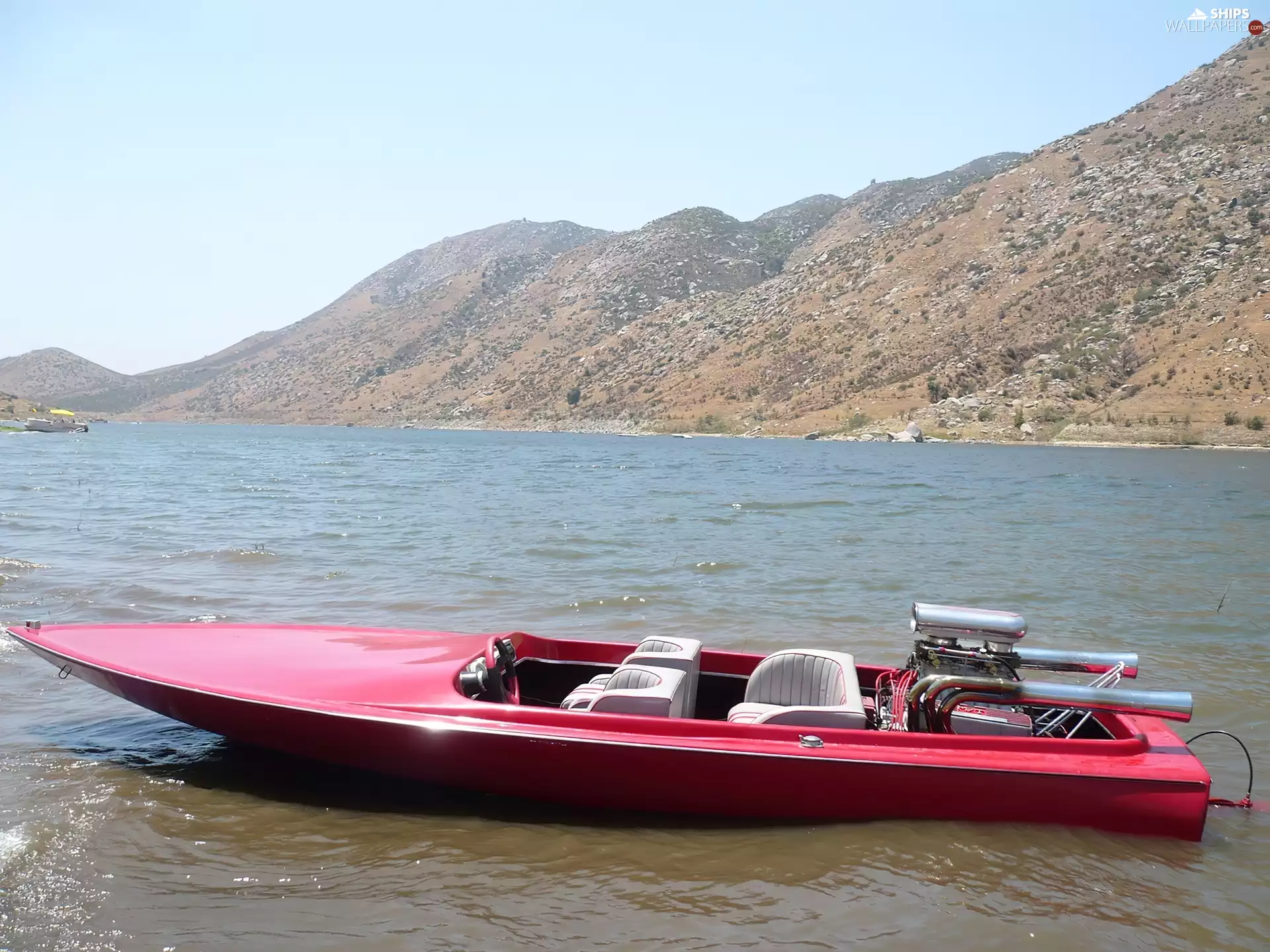 speed, red hot, Motor boat