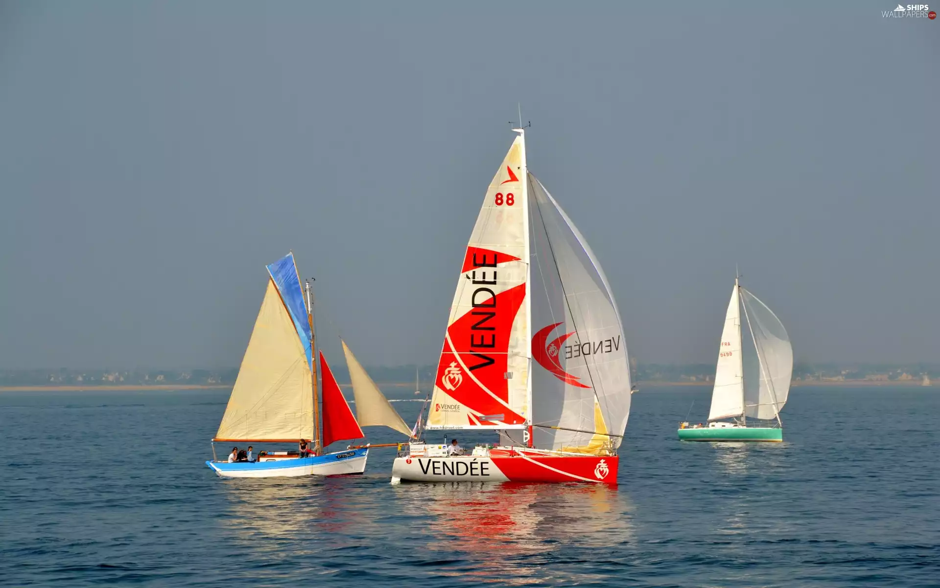 regatta, Yachts, lake