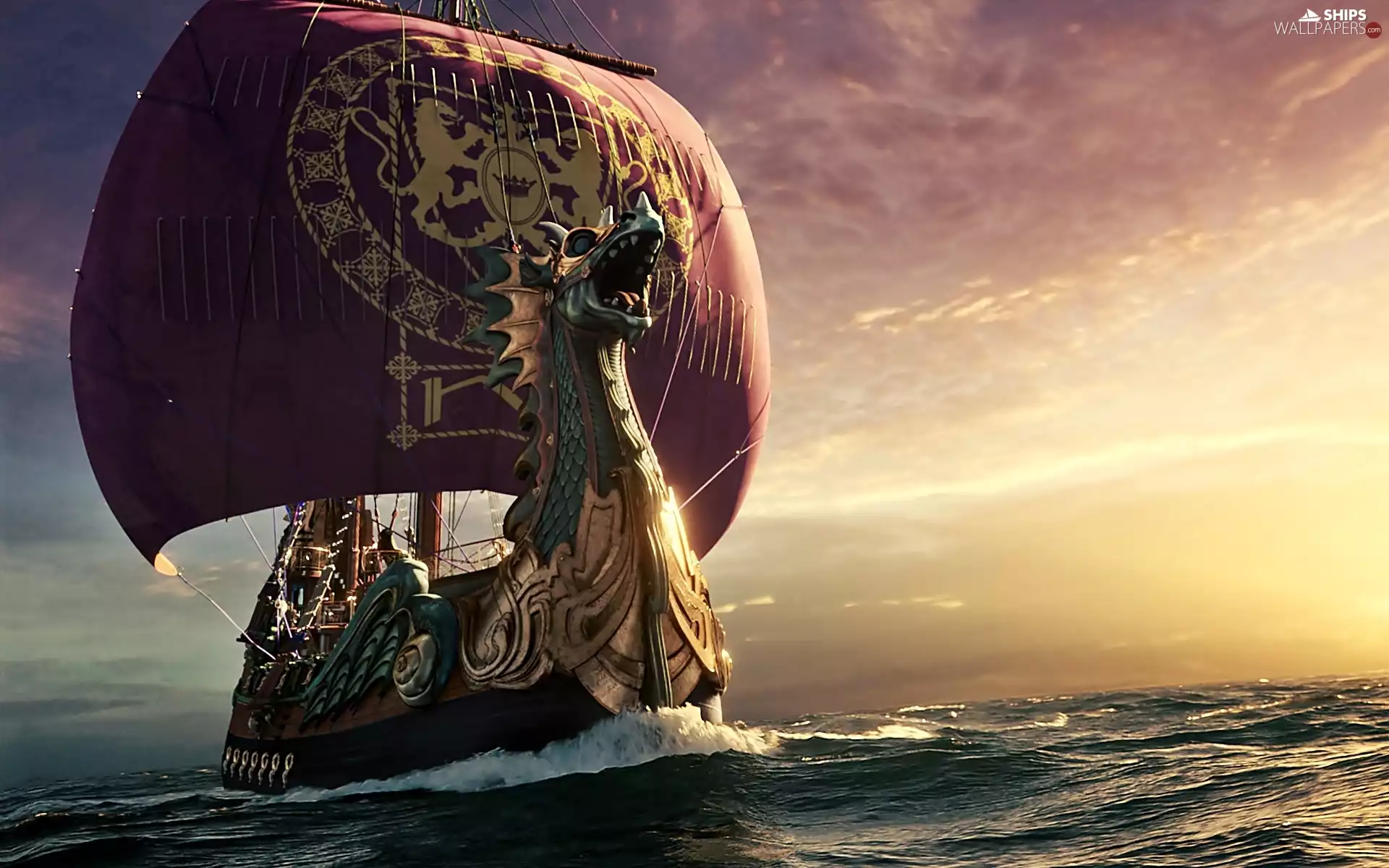 sea, sailing vessel, sail