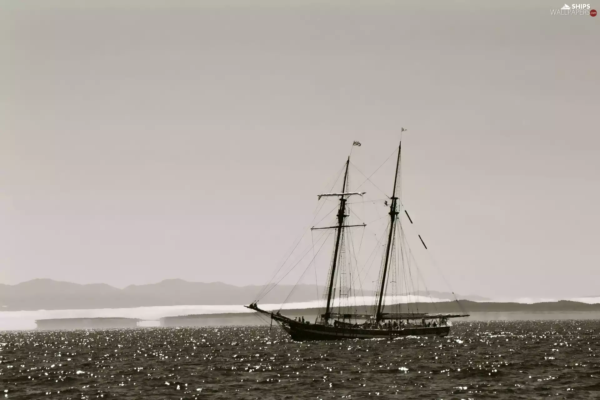 sailing vessel, sea