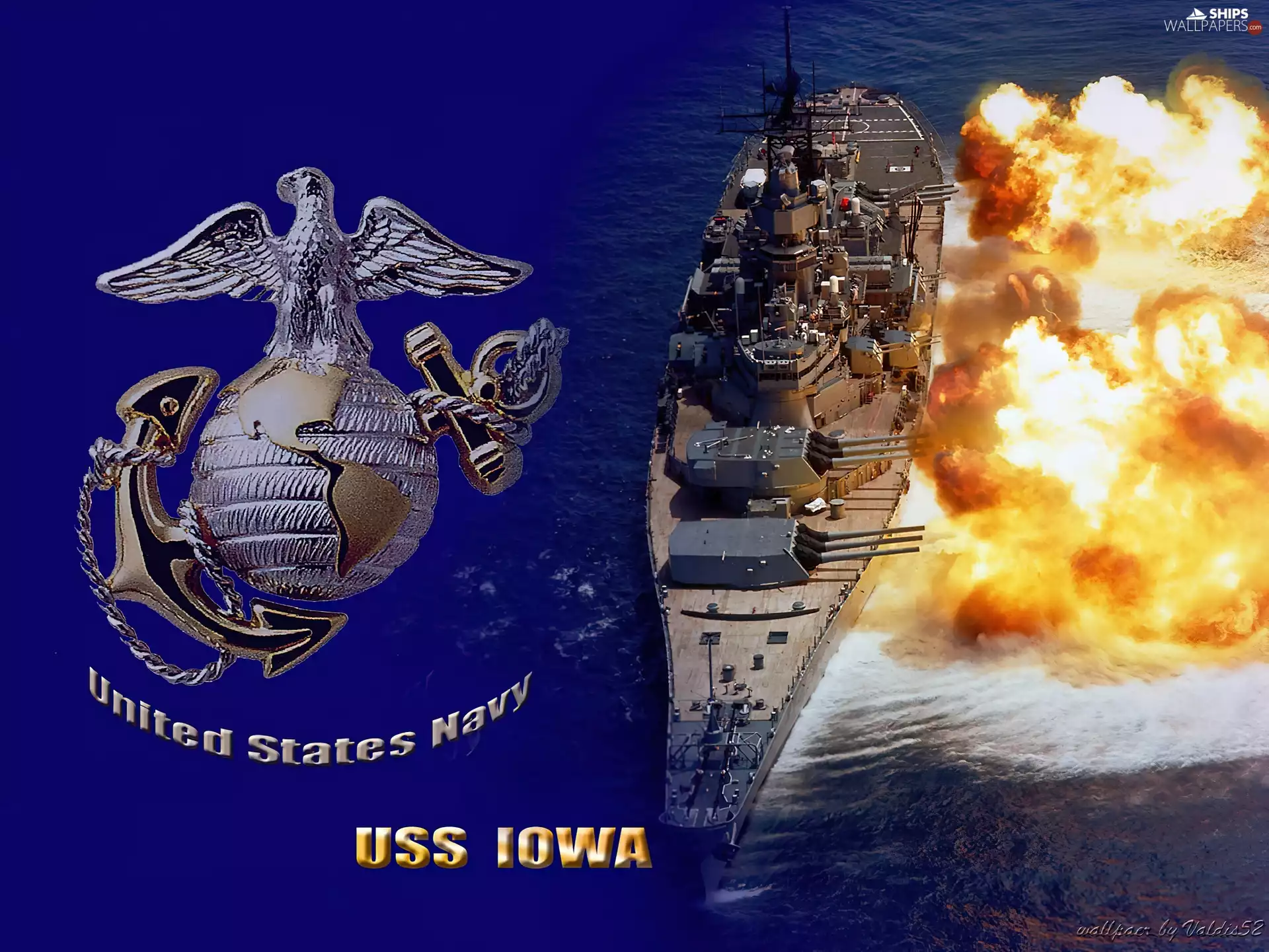 United States Navy, salvation, Board, USS Iowa