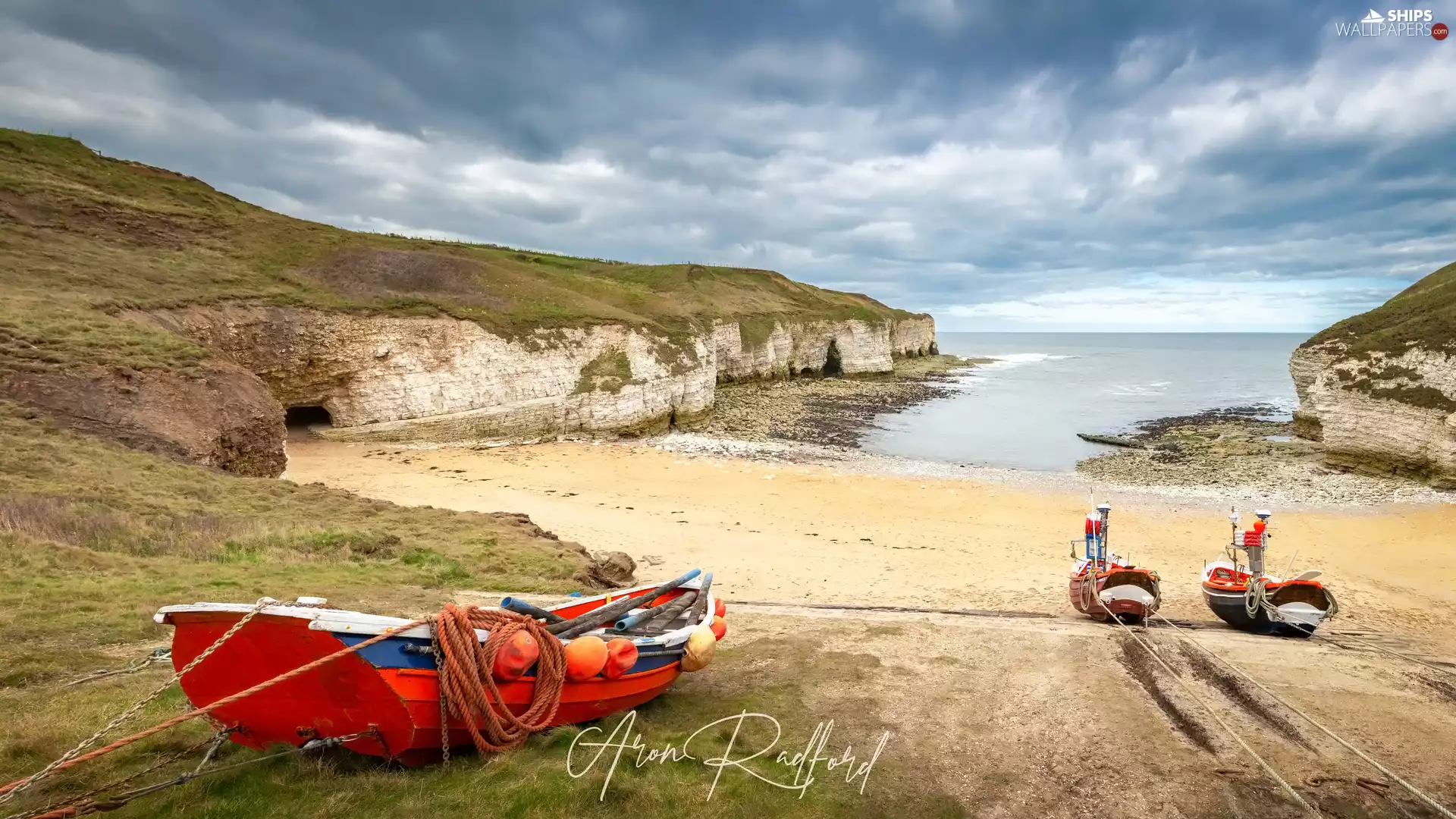 Gulf, sea, Coast, rocks, boats