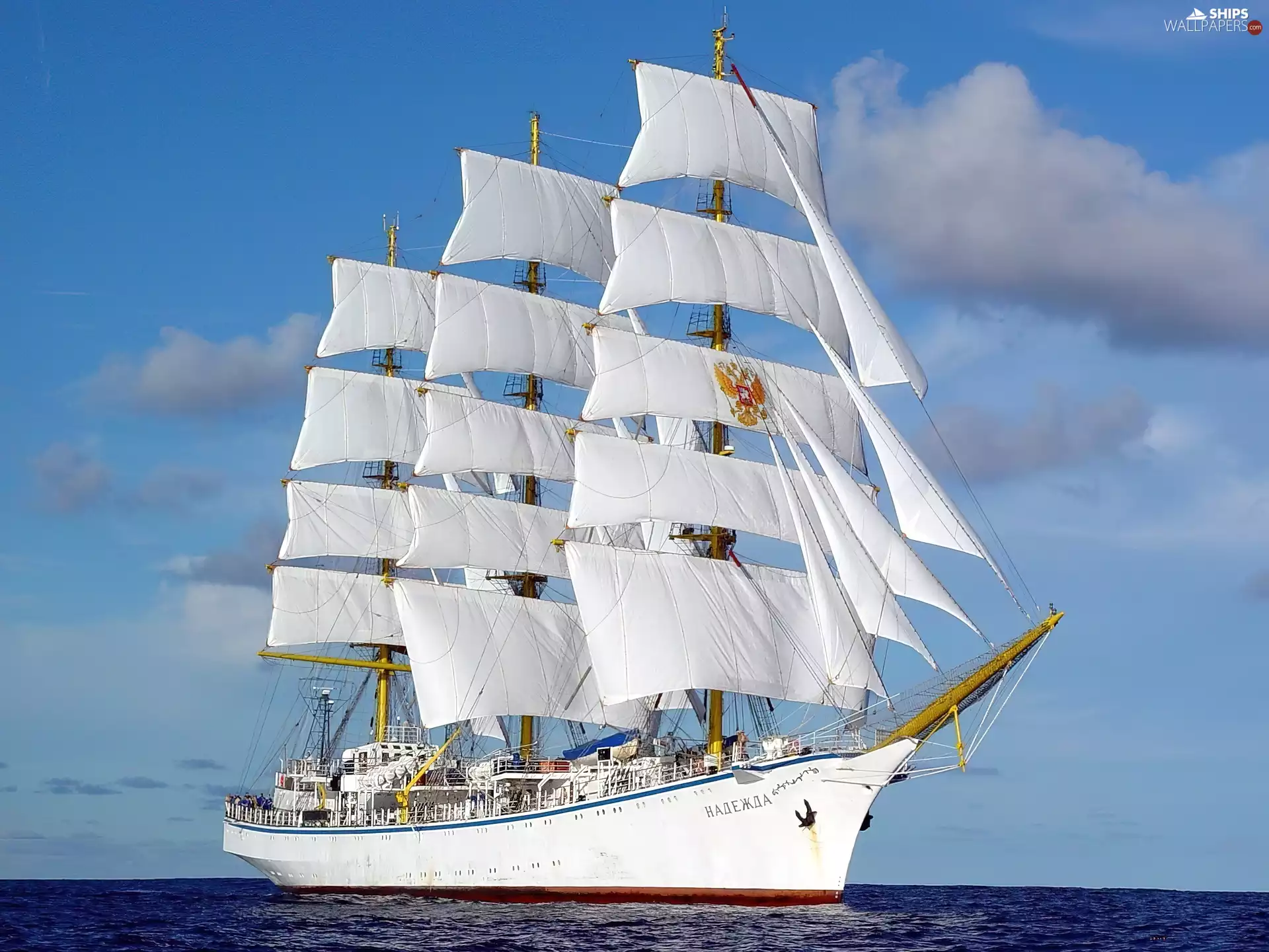 sailing vessel, Sky, sea