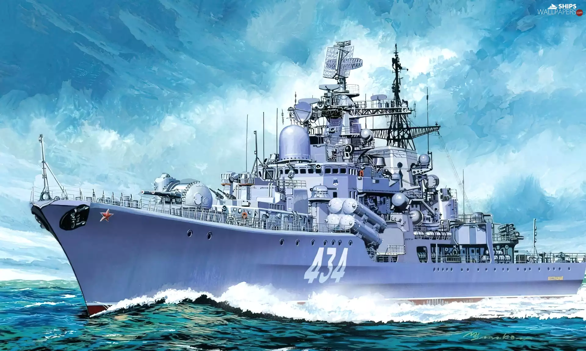 Ship, sea, Sky, Military truck