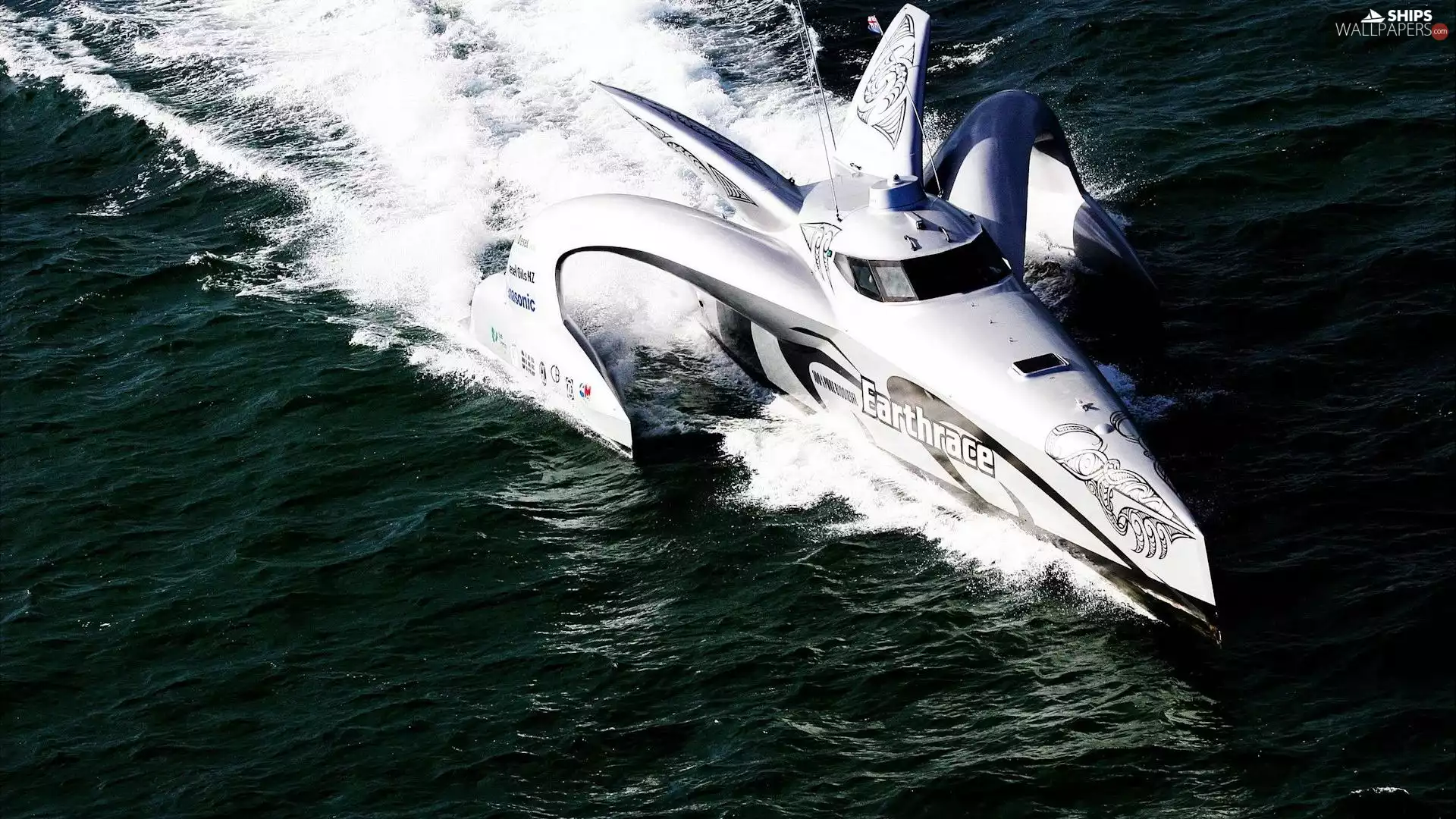 Lodz, sea, Waves, Racing mazda