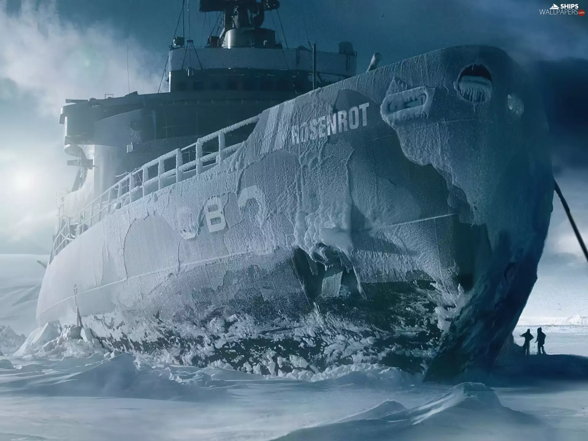 imprisoned, Antarctica, Rosenrot, Ship