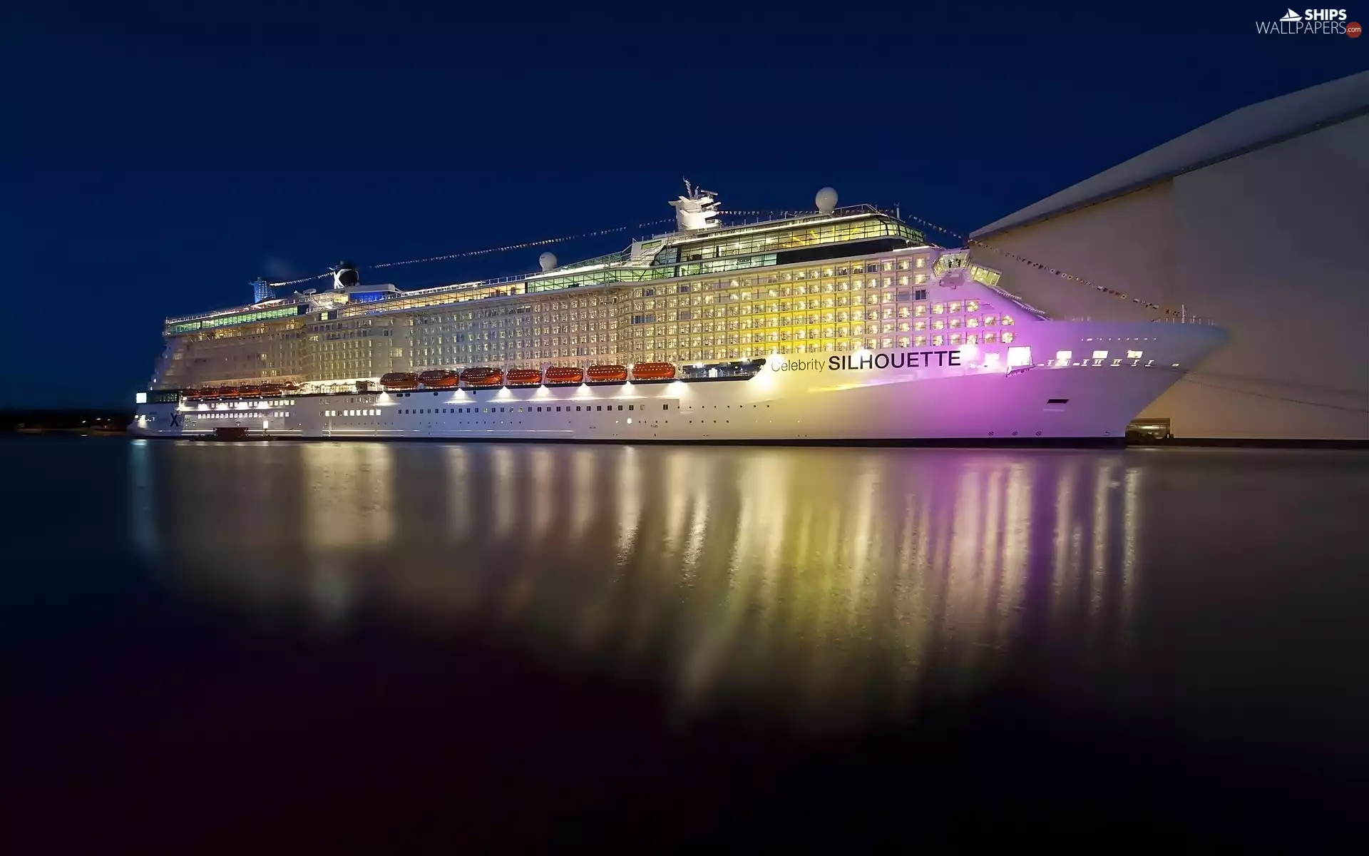 Silhouette, Ship, passenger