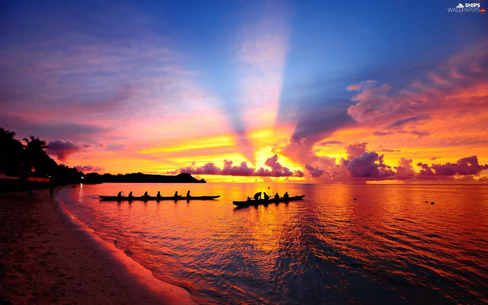 west, Beaches, Boats, sun