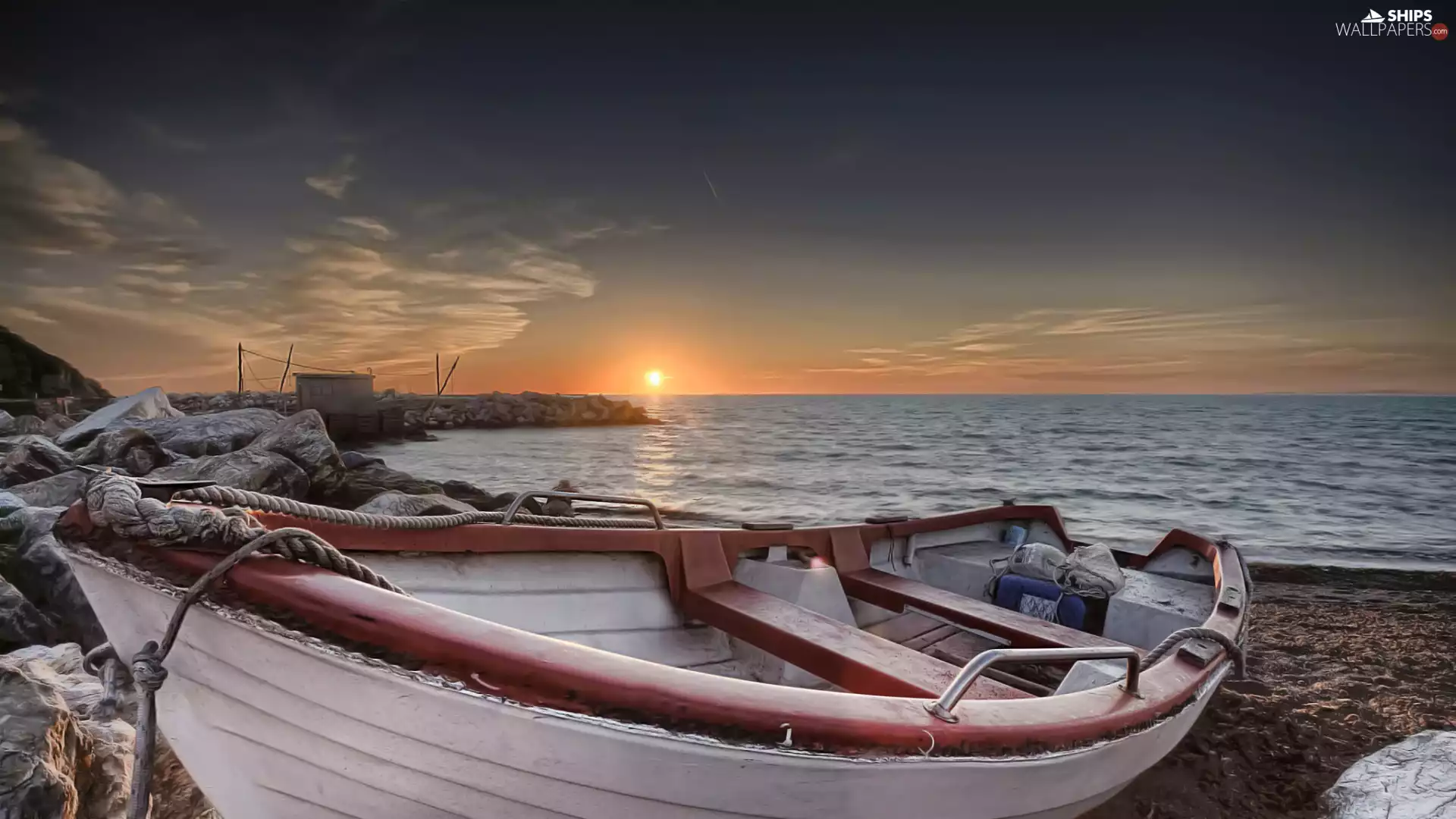coast, bath-tub, sun, sea, west