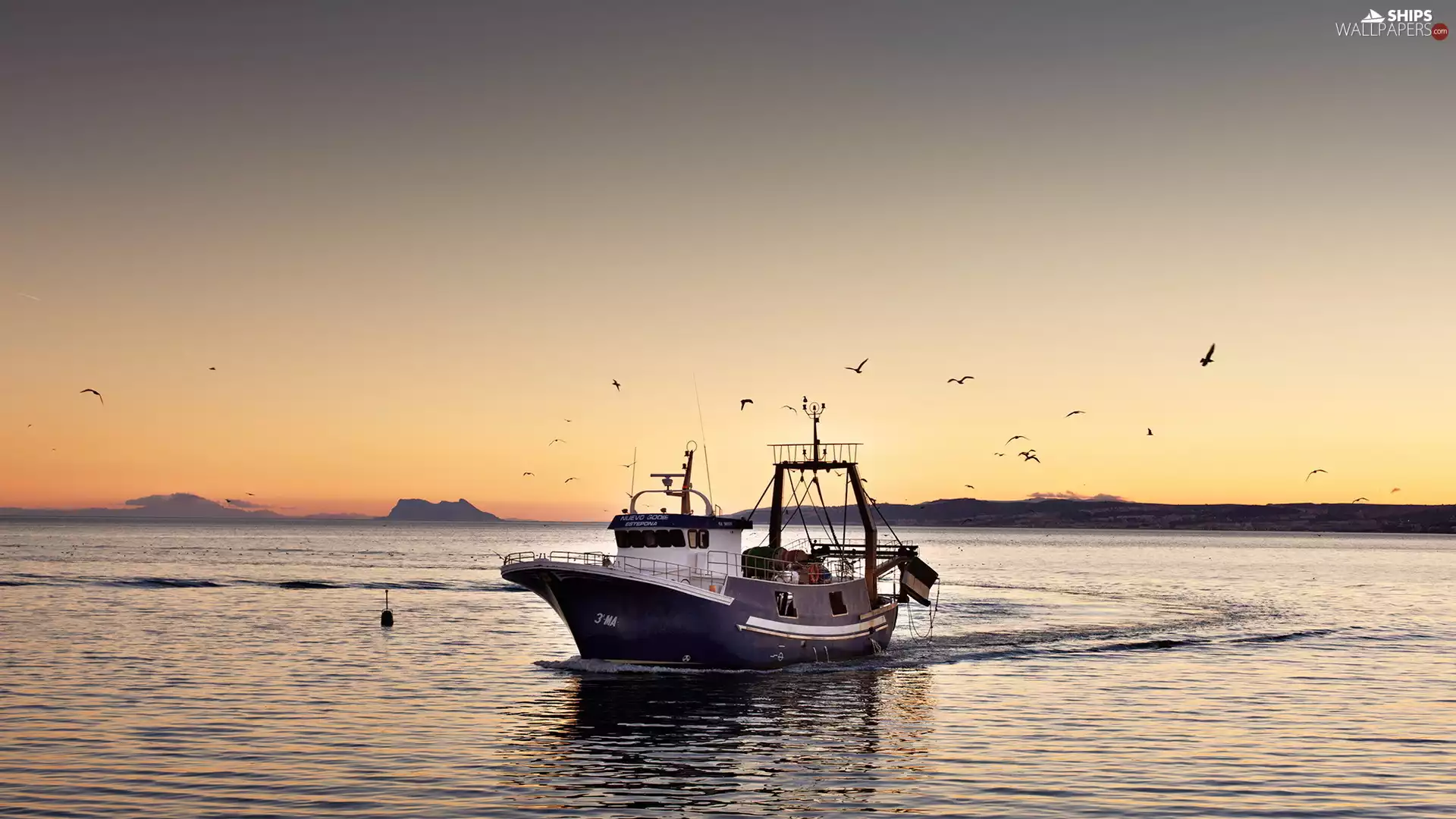 bath-tub, smack, sea, Fishing