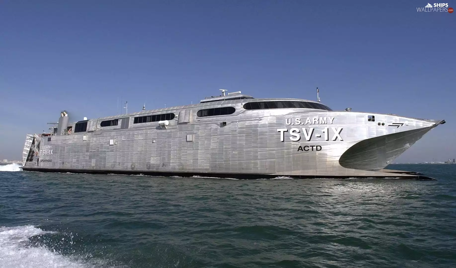 Ship, USAV, Spearhead, Military truck