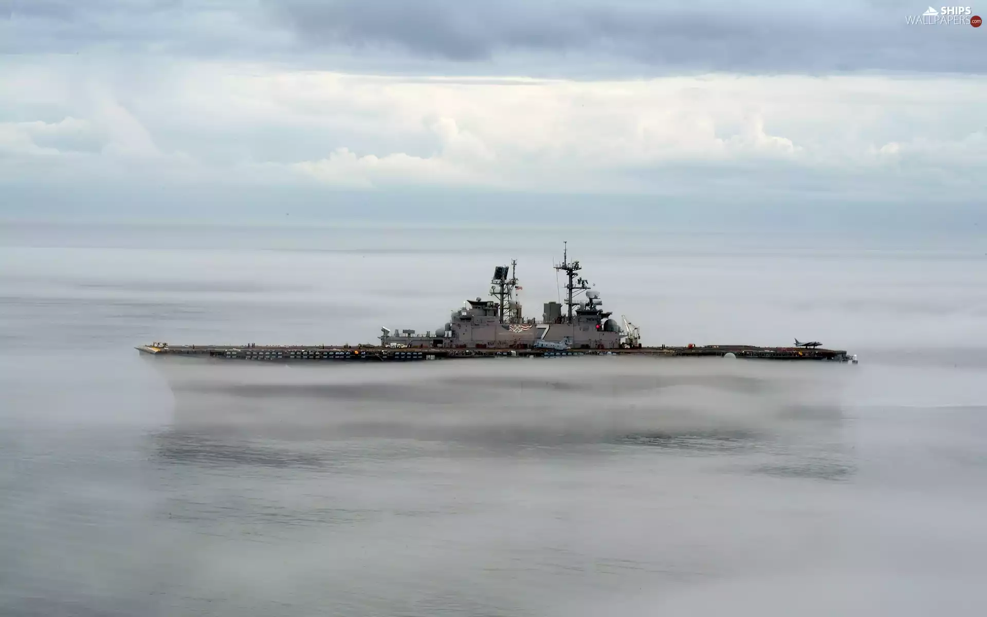 mist, aircraft carrier, We
