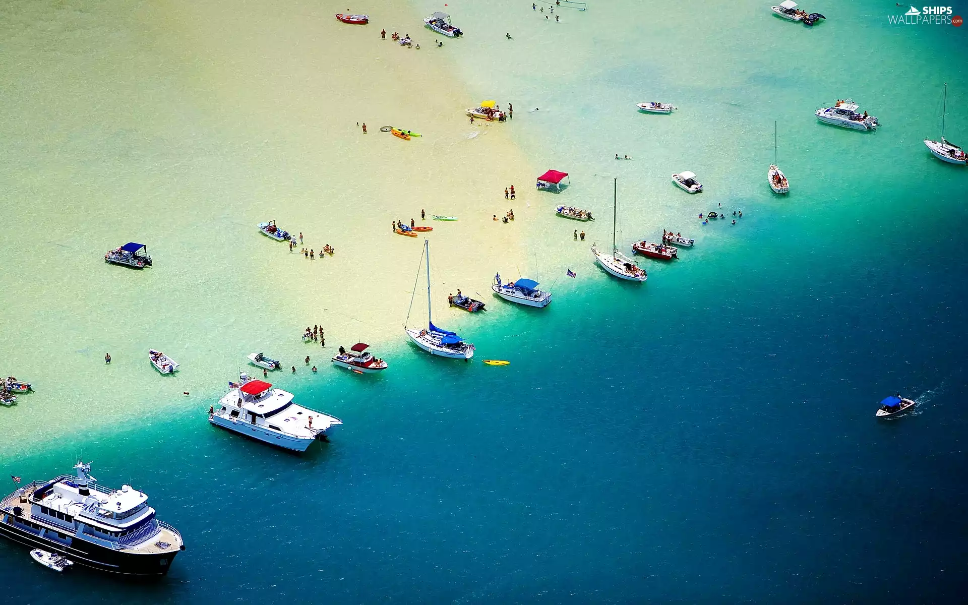Boats, Yachts, Beaches, People, Ocean