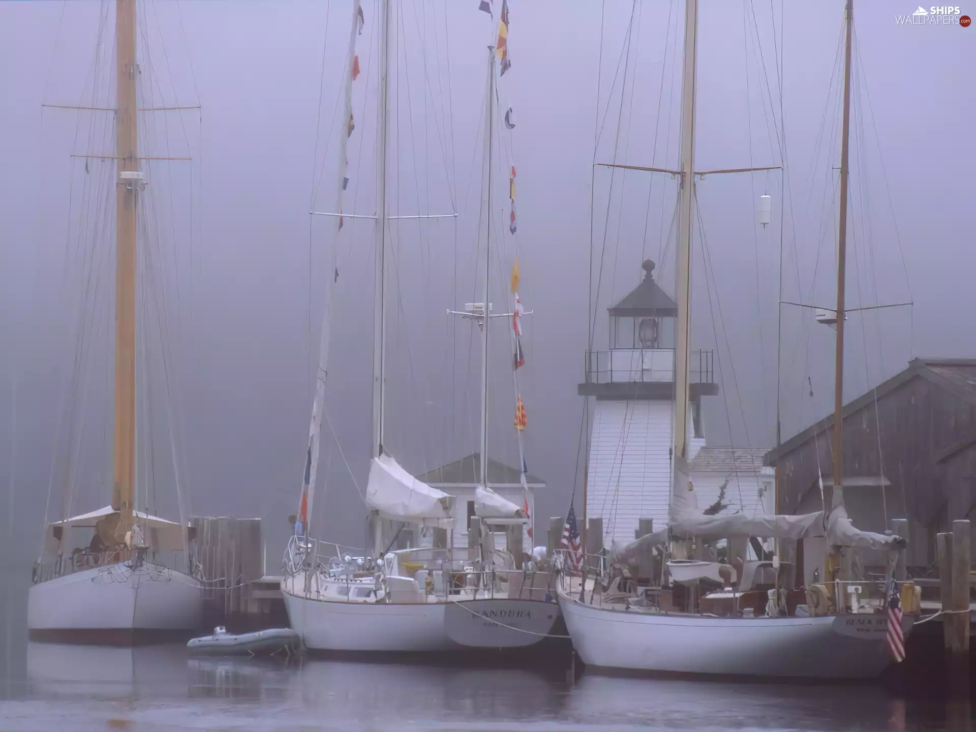 sealing, Lighthouses, Harbour, Yachts