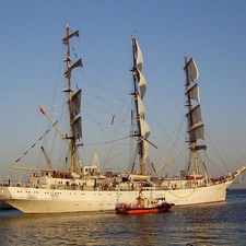 sailing vessel, gift of youth