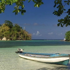 bath-tub, sea, Island