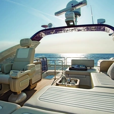 sea, Yacht Azimut-72S, Navigation Bridge