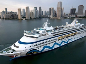 Ship, panorama, town, passenger