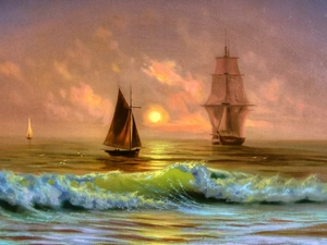 sailboats, picture