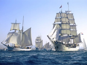 sailboats, great, armada