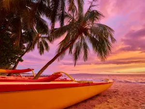 sea, Aloha State Hawaje, Palms, Great Sunsets, Kayaks, Maui Island
