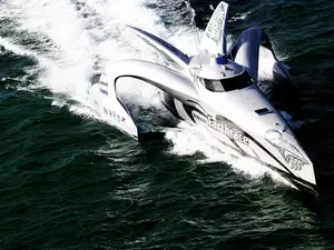 Lodz, sea, Waves, Racing mazda