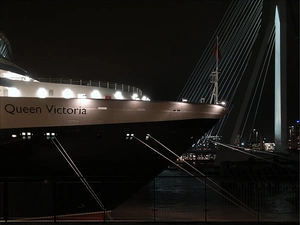 moorings, bridge, stay, Queen Victoria
