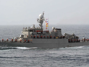 sea, Ship, Military truck